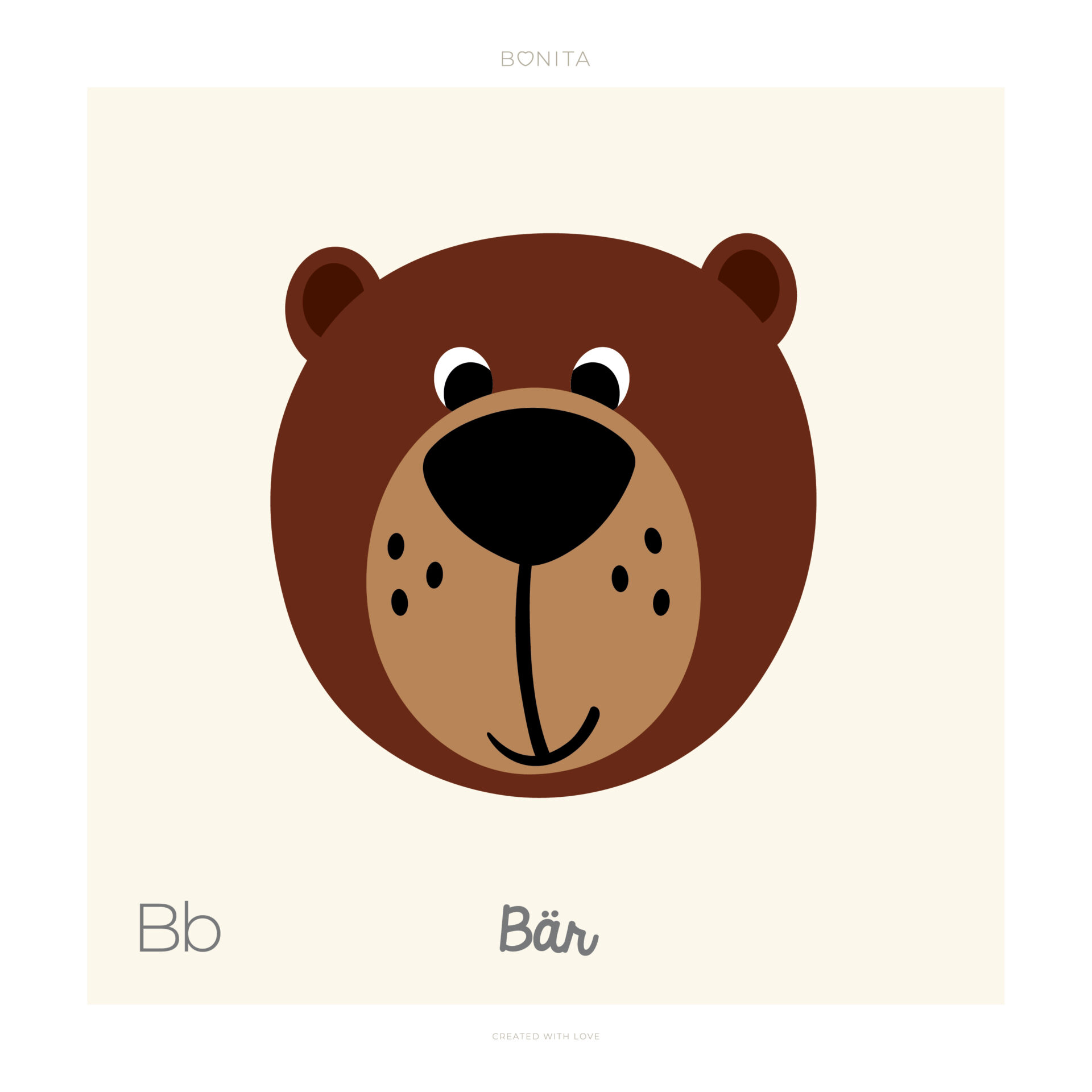 Single Letter Poster (DE)