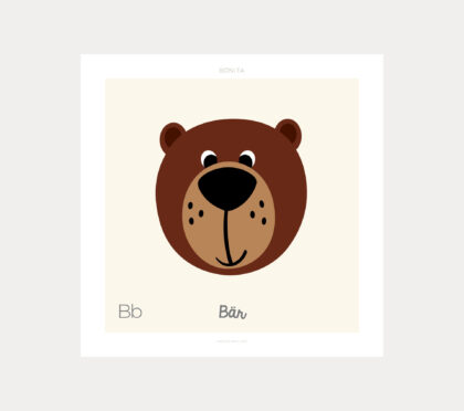 Single Letter Poster (DE)